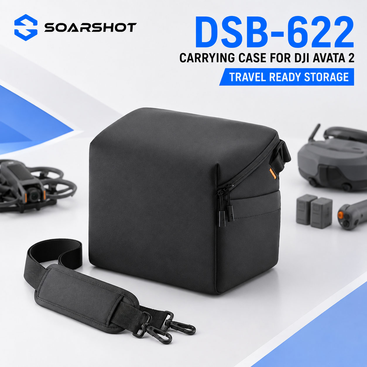 Drone Carrying Case - حقيبة حمل SOARSHOT لنظارات DJI Avata