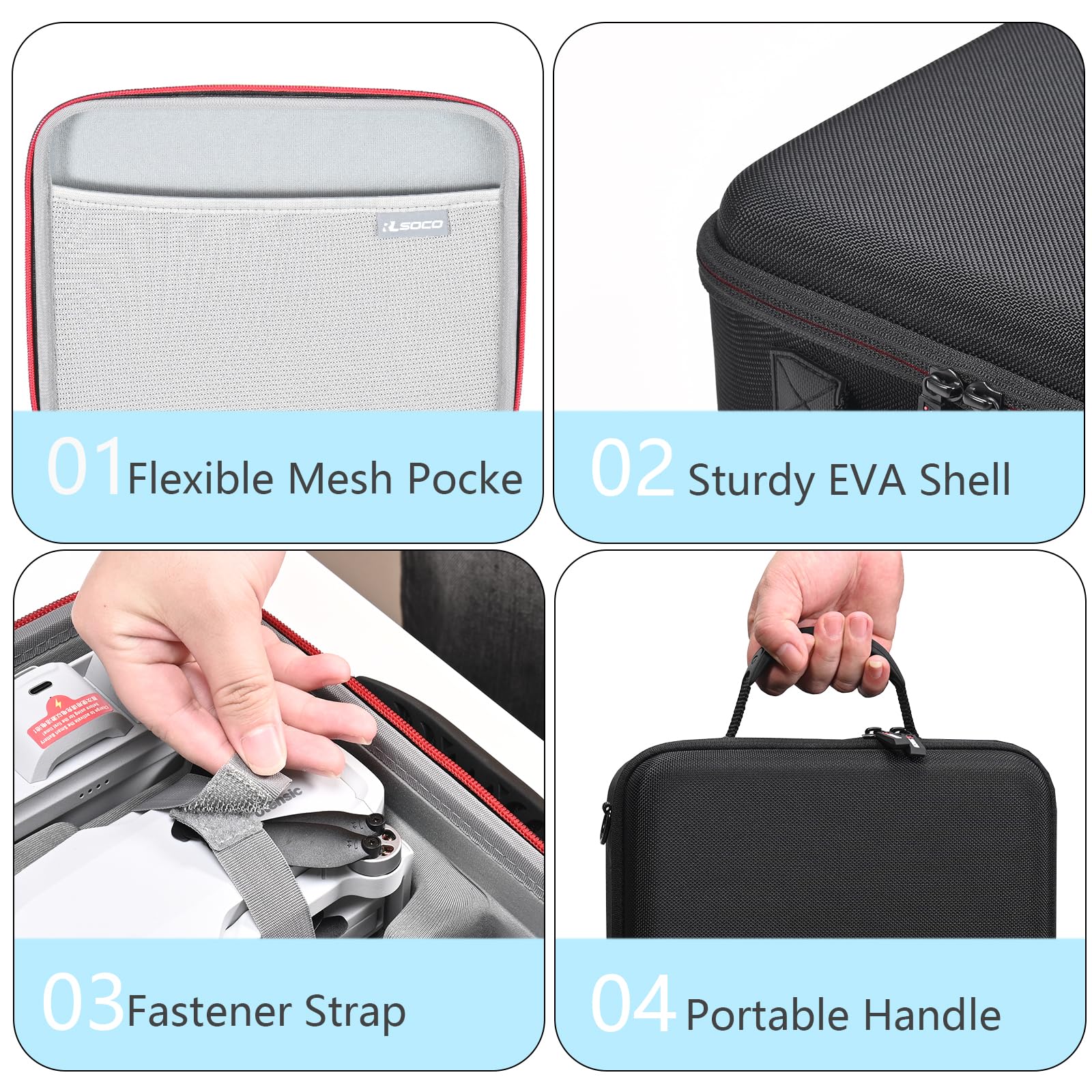 حقيبة يد محمولة لطائرة Potensi - مراجعة Drone Carrying Case وسعره