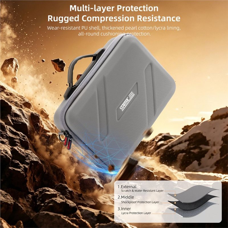 حقيبة حمل STARTRC للسفر مع حزا - مراجعة Drone Carrying Case وسعره